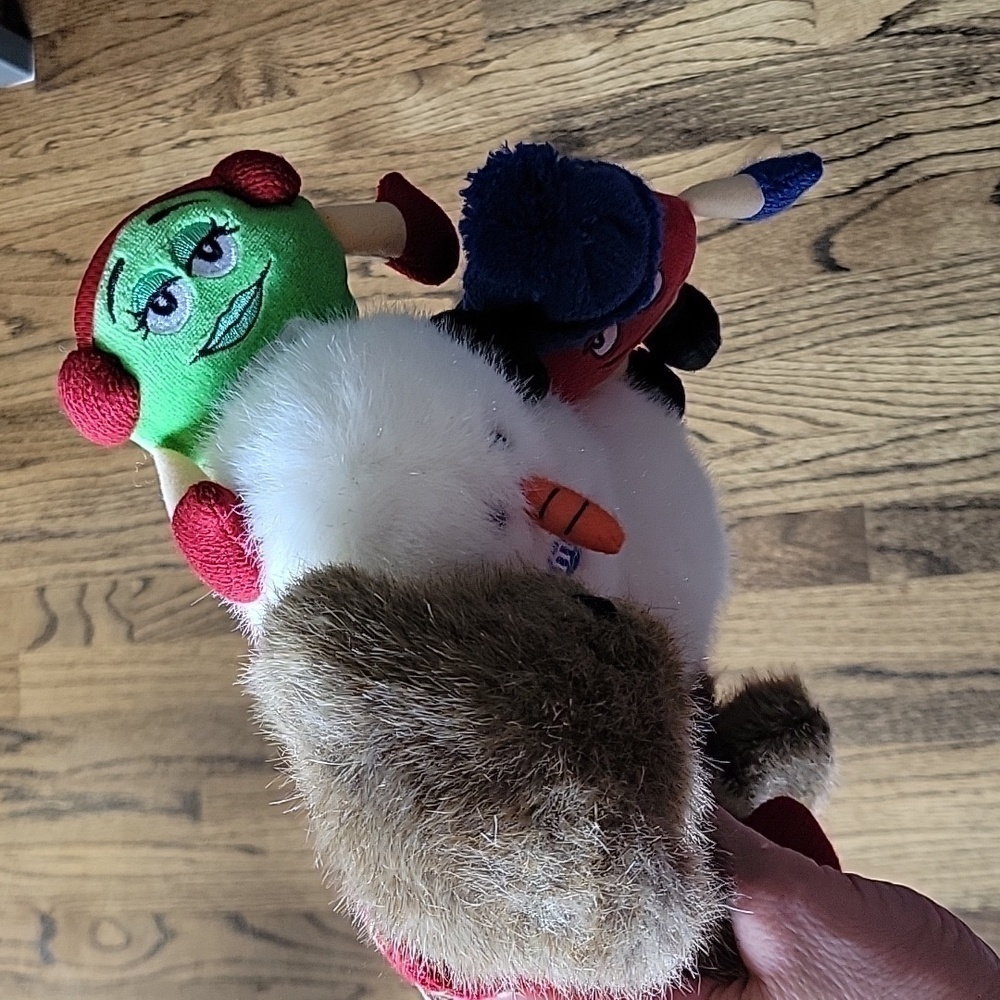 Rare Boyds Bears M&M Snowman Exclusive Brodie with Red & Green 10” Plush New - Picture 8 of 16